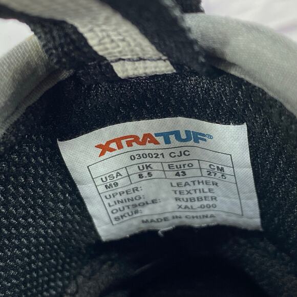 XTRATUF Leather Ankle Deck Boot Men's Size 9 Black Waterproof Slip On Shoes - Picture 9 of 9